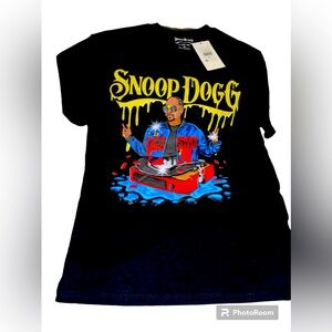Unisex Snoop Dogg Doggy Style Black Tee Size s/P